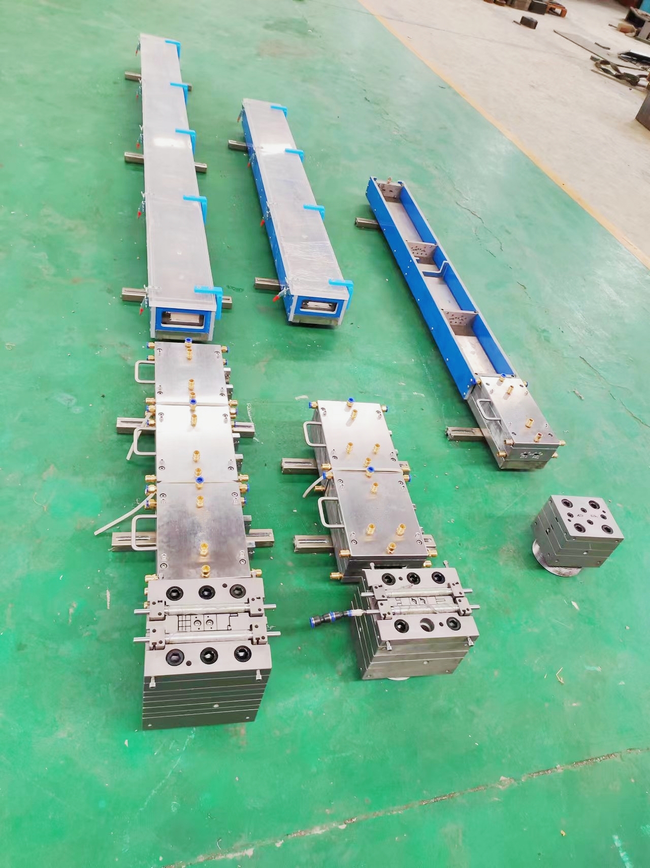 Door and window extrusion profile production line