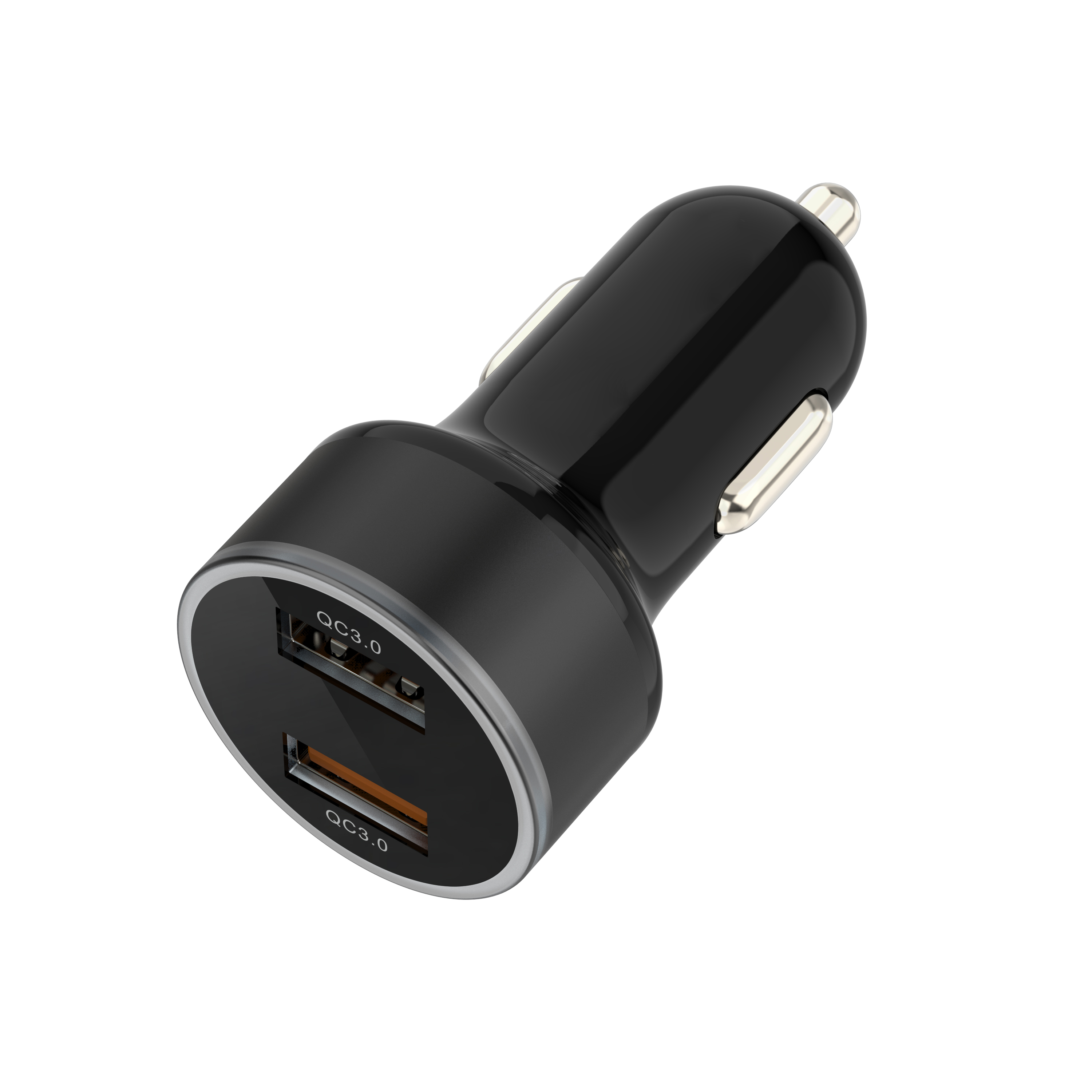 Double port QC3.0 car charger Manufacturers, Double port QC3.0 car charger Factory, Supply Double port QC3.0 car charger