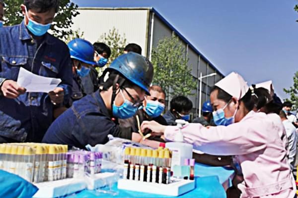 河南DR建設集団鋼構造有限公司が「メイデイウォームハート」健康診断を企画・実施