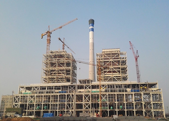 Проект строительства тяжелого стального каркаса мастерской электростанции 2 * 660 МВт