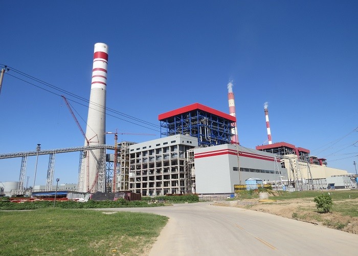 Projekt zur Erweiterung des Wärmekraftwerks für Stahlkonstruktionen