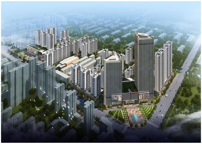 Мейсі Сіньюань Феншенг квадратних будівель зі сталевих конструкцій