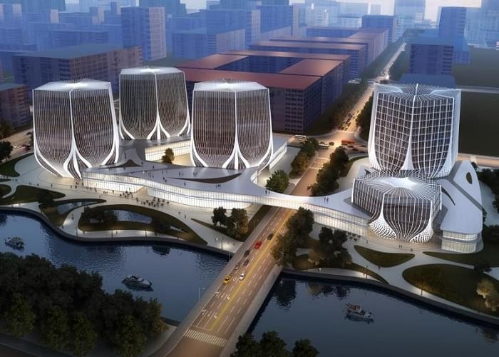 Проект стального каркаса основной конструкции Международного центра дизайна