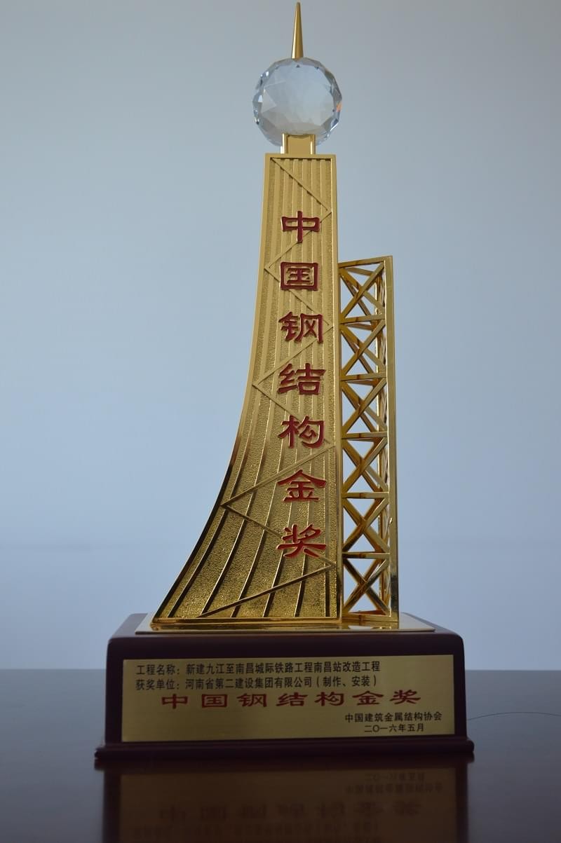 China Steel Structure Gold Award (production, installation)