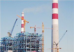 2*660MW Ultra-supercritical Steel Structure Chimney Engineering