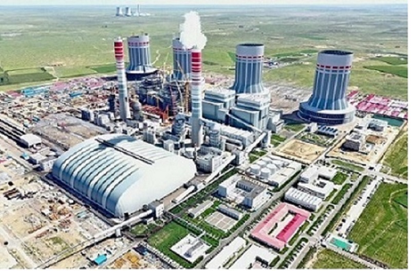 4 * 1000 MW kohlebefeuerte Einheit Stahlkonstruktion indirekte Kühltürme sind erfolgreich abgeschlossen