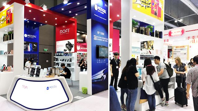 MOCOLL блистает на осенней выставке электроники в Гонконге, представив полный ассортимент продукции.
