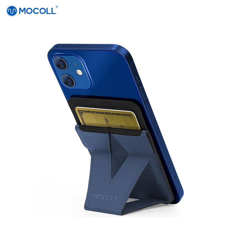 Phone Stand & Wallet Blue