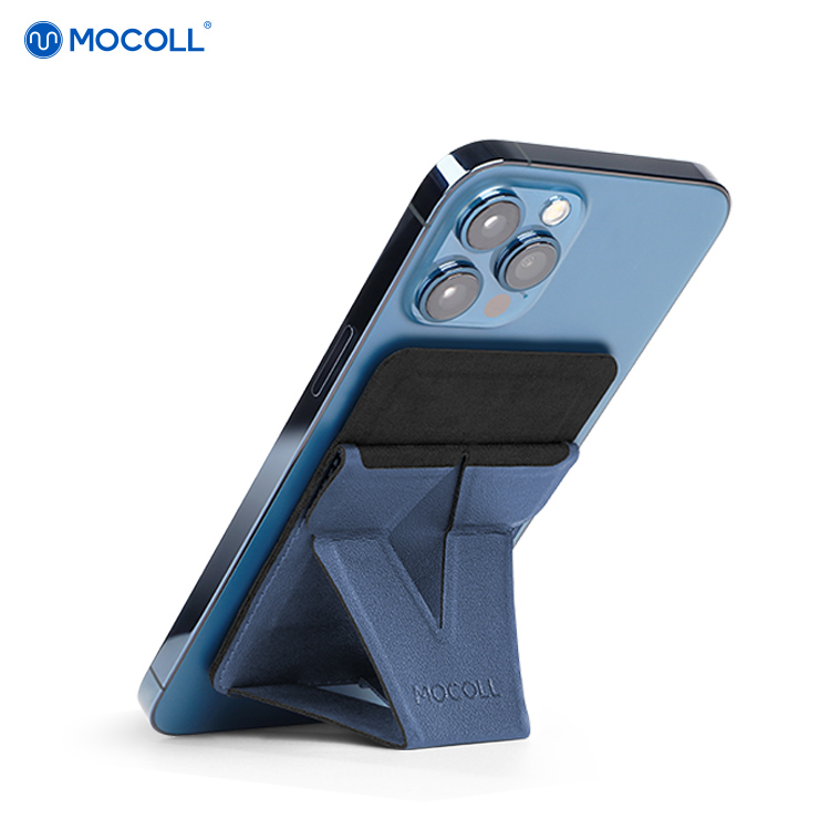Phone Stand & Wallet Blue