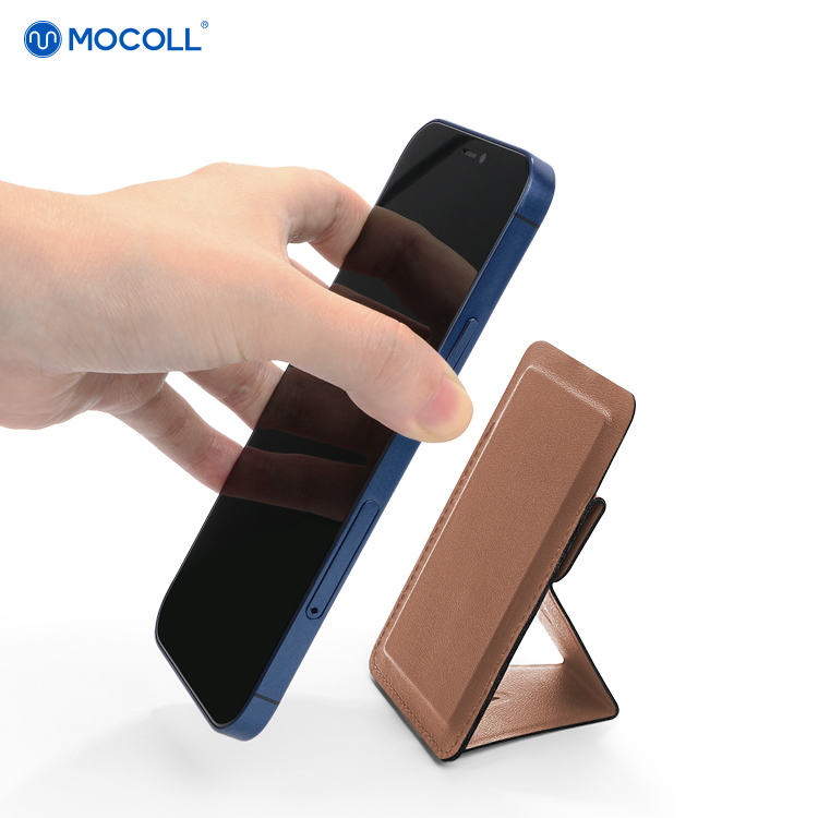 Phone Stand & Wallet Brown