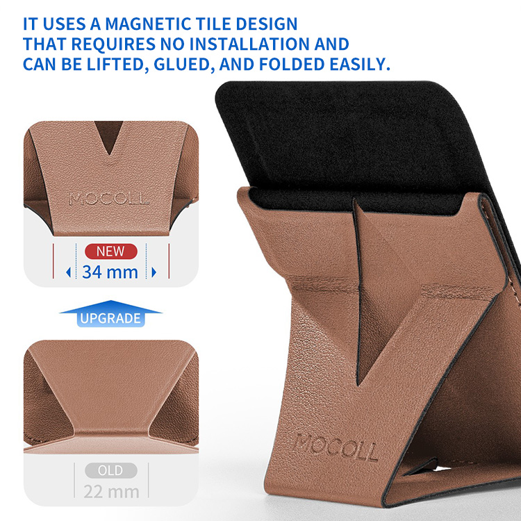 Foldable Magnetic Phone Credit Card Holder
