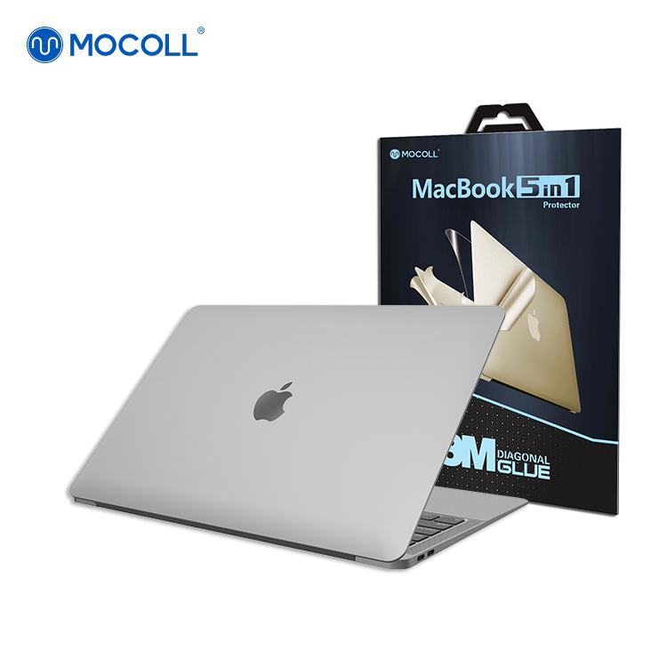 5 In 1 Screen Protector And Front Cover Sickers And Back Cover Stickers Skins Suit For Macbook