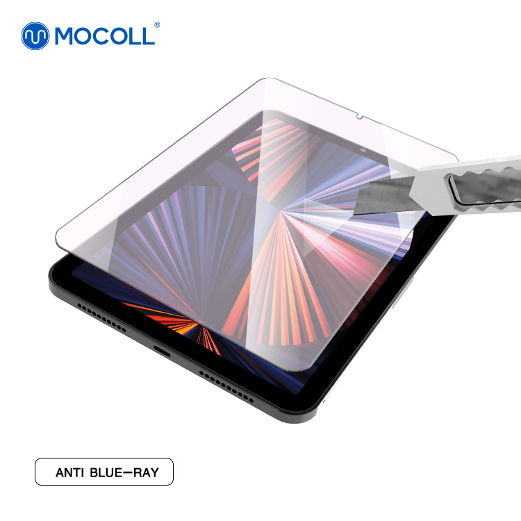 HD Clear Bubble Free Tempered Glass For iPad