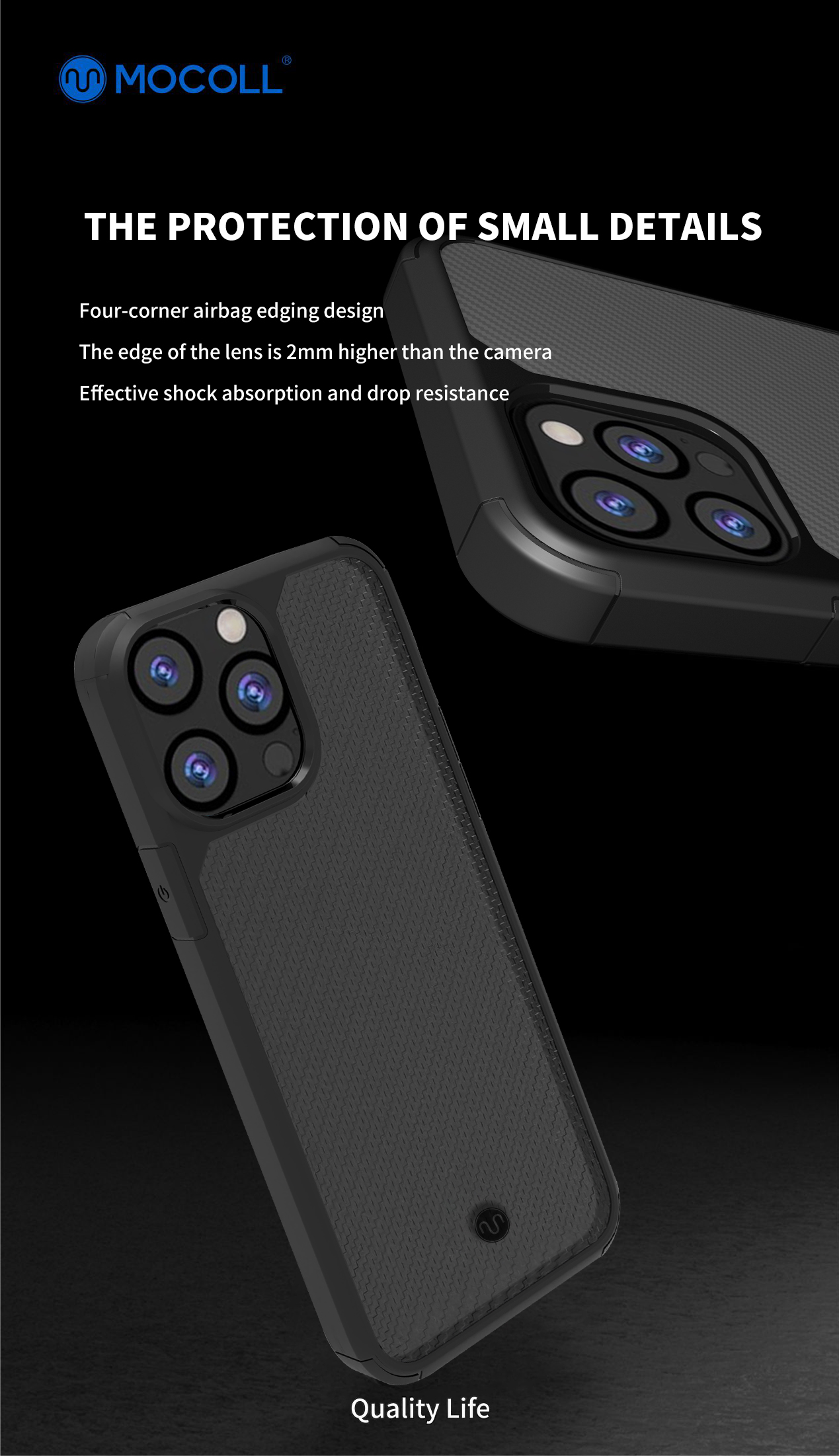 Kevlar 3D texture Phone case