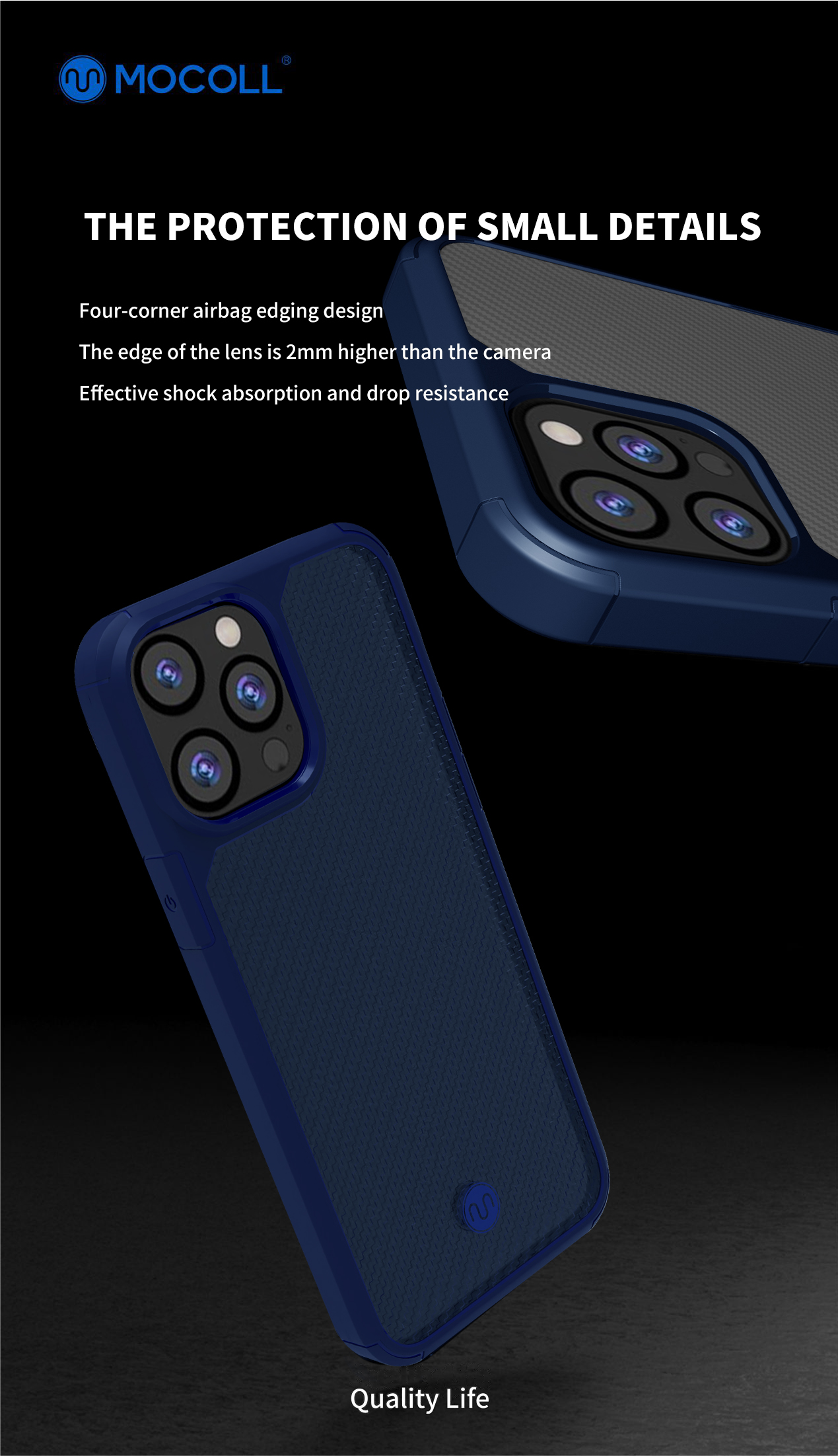 Kevlar 3D texture Phone case