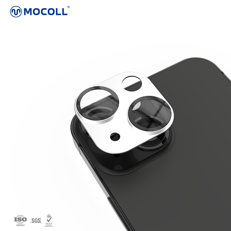 Protetor de lente de vidro para câmera iPhone 13 Série Opala Luz Estelar