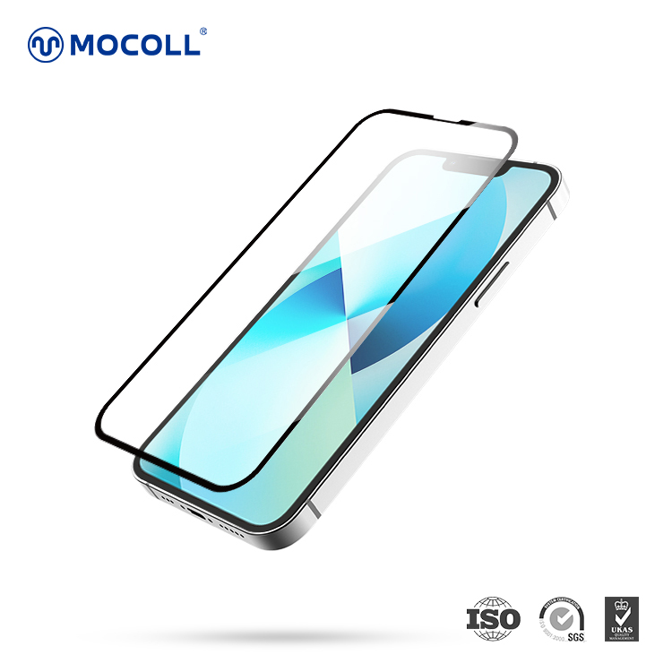 iPhone 13 Arrow Series 3D Full Cover HD Tempered Glass