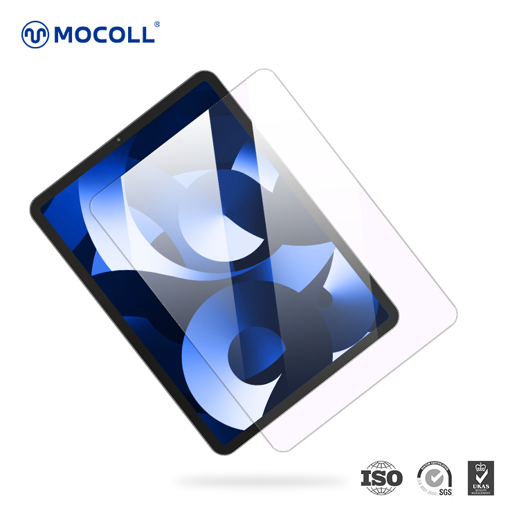 プラチナシリーズ ブルーライトカット強化ガラス液晶保護フィルム iPad Air 5