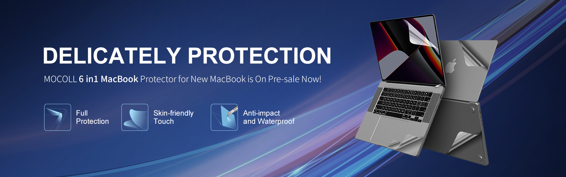 O novo protetor 6 em 1 para Macbook já está à venda!