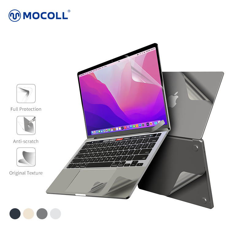 Black Diamond Series 6 in 1 MacBook Protector-MacBook Pro 2022 Sliver