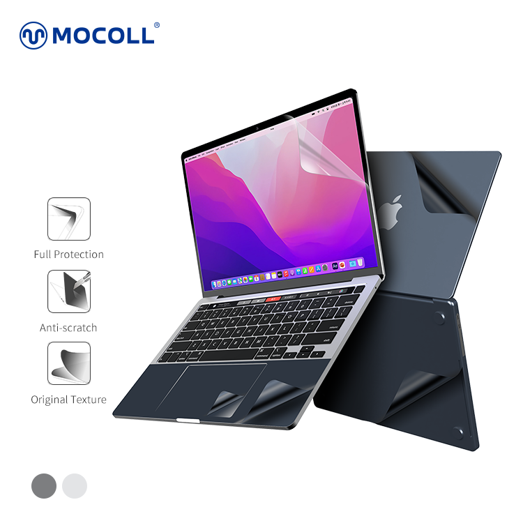 Protezione per MacBook Black Diamond Series 5 in 1 - MacBook Air M2 Midnight