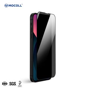 iPhone 14 Golden Shield Series 2.5D Cubierta completa Privacidad Vidrio templado