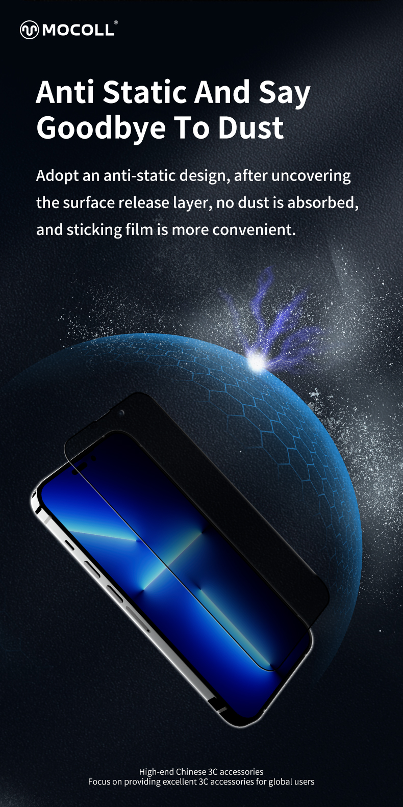 2.5D Silkprint Privacy Screen Protector for iPhone 14