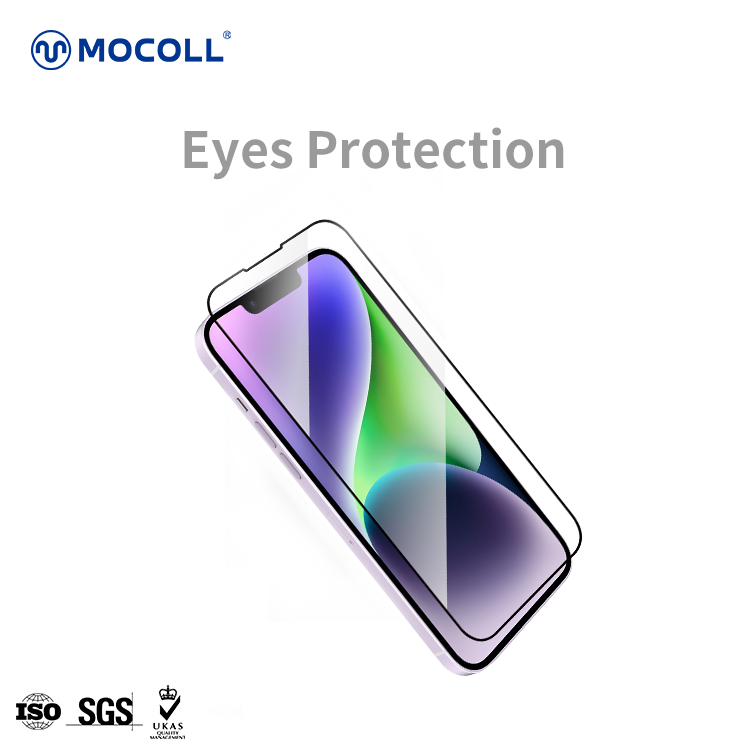 Китай Защитная пленка для экрана айфон
 14 Плюс
 2.5D Синий
 Свет
 Резать
 из закаленного стекла серии кианит
, производитель
