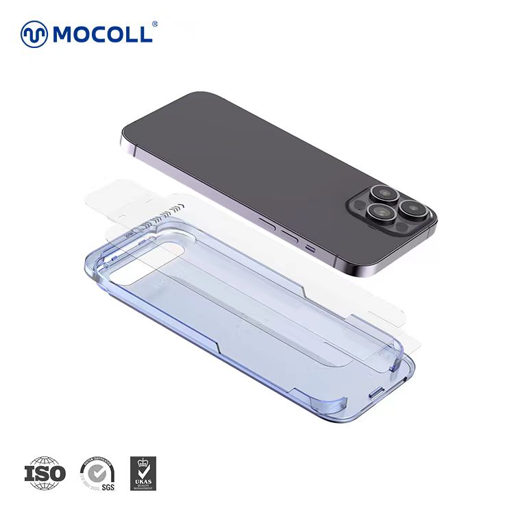 Quick Sticker Series Full Cover HD Tempered Glass-iPhone 14