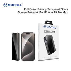 Pełne zabezpieczenie ekranu ze szkła hartowanego 2,5D do iPhone'a 15 Pro Max