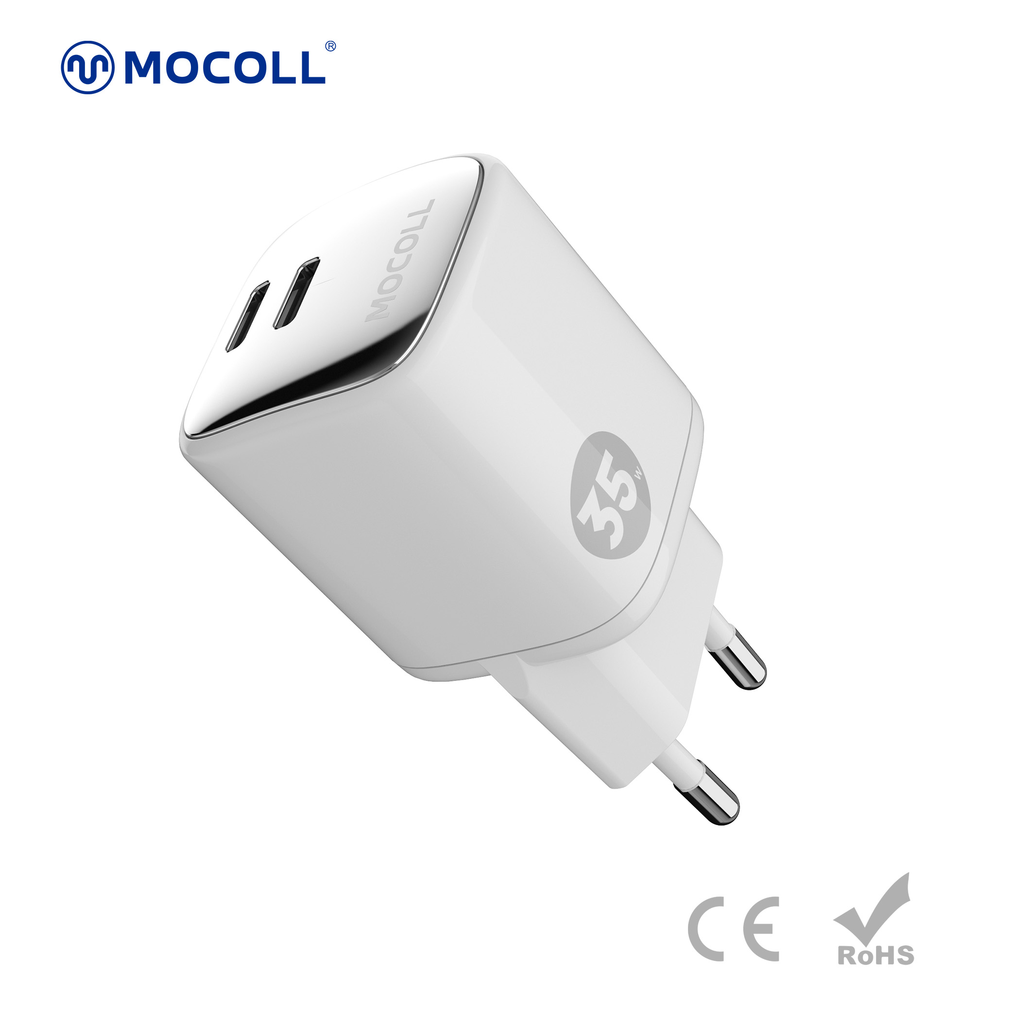 FLASH Series 35W Dual-Port GaN Fast Charger for EU