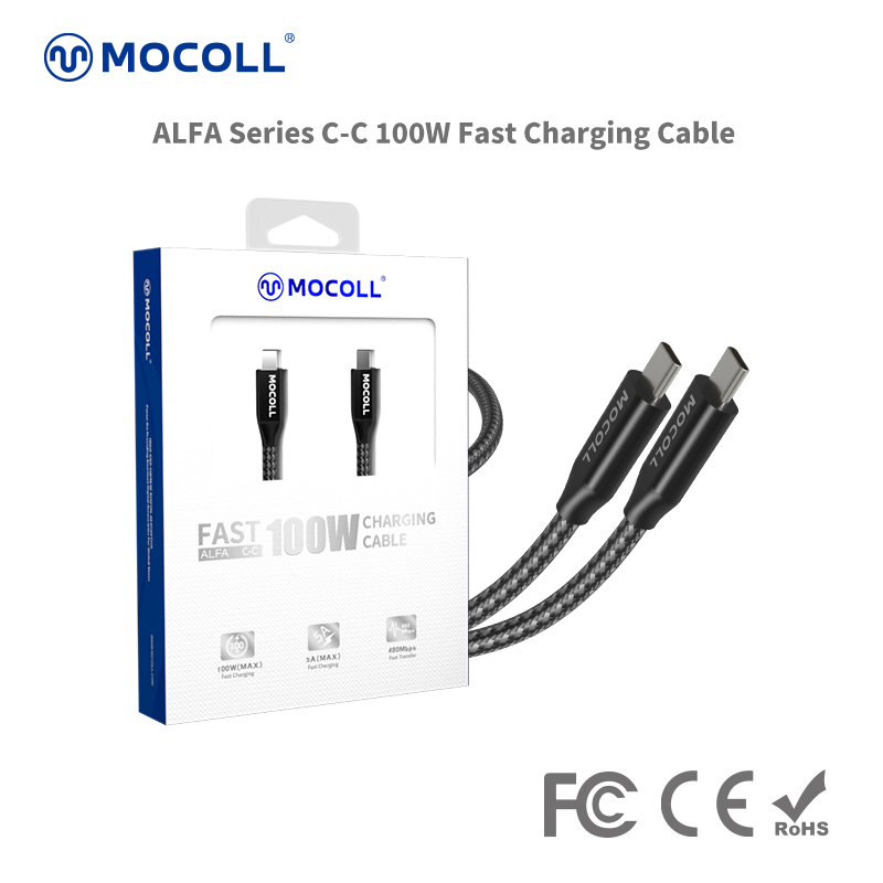 ALFA Series C-C 100W Fast Charging Cable