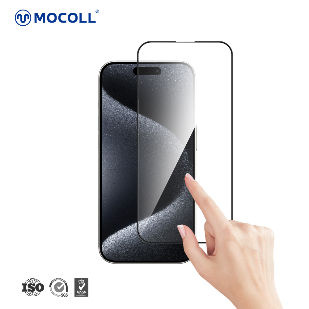 Craftsmanship Series 2.5D Triple Reinforced HD Full Cover Tempered Glass Screen Protector For iPhone 16 Series