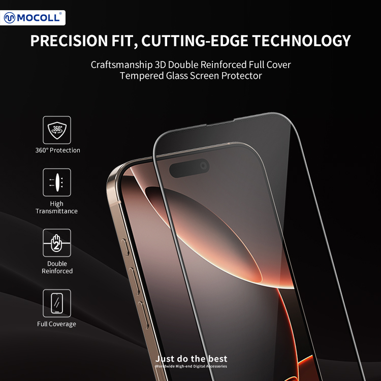 Ultra HD Tempered Glass Screen Protector fits for iPhone 16 Series