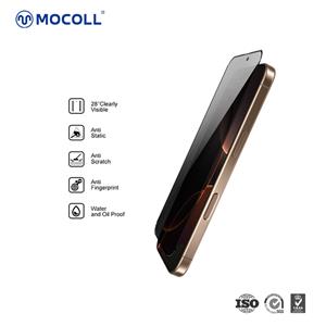 Protecteur d'écran en verre trempé 2,5D à couverture complète pour iPhone 16 Series Craftsmanship Series