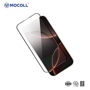 Protecteur d'écran en verre trempé HD doublement renforcé 2,5D Golden Shield Series pour iPhone 16 Series