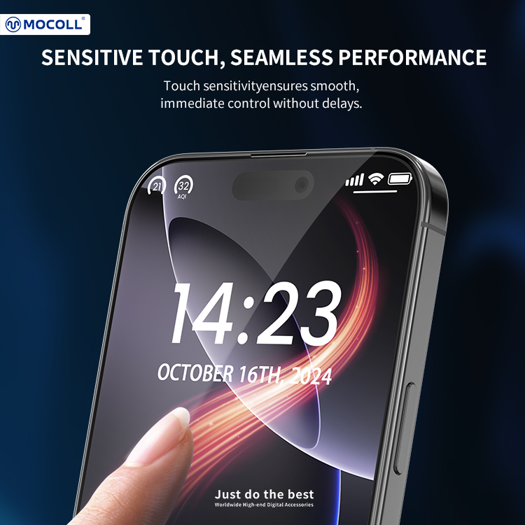 High light transmittance tempered glass screen protector