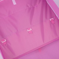 Großer Reisebett-Laufstall in rosa Farbe