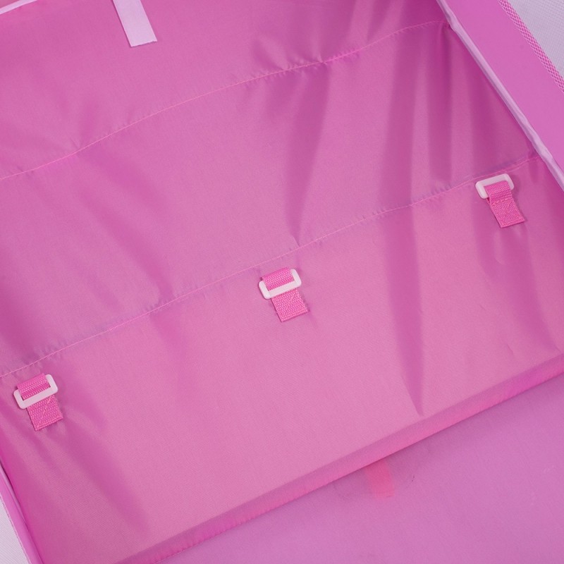 Großer Reisebett-Laufstall in rosa Farbe