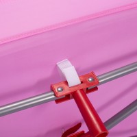 Großer Reisebett-Laufstall in rosa Farbe