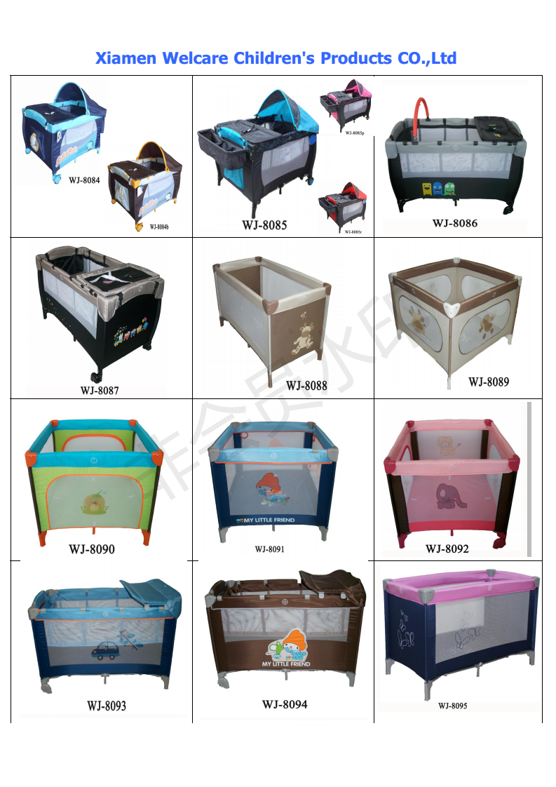 canopy travel cot