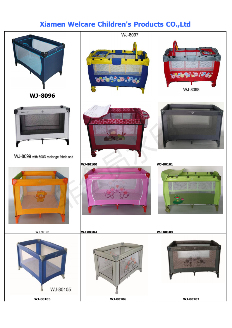 large travel cot