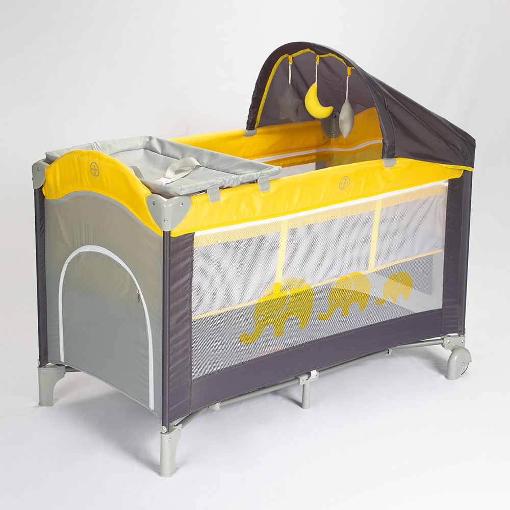 travel cot with change table