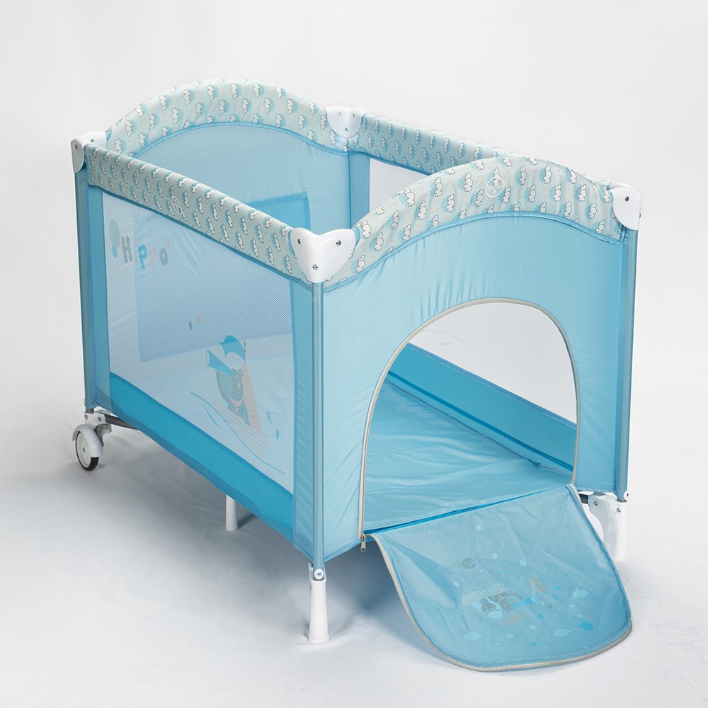 travel cot with bassinet and canopy