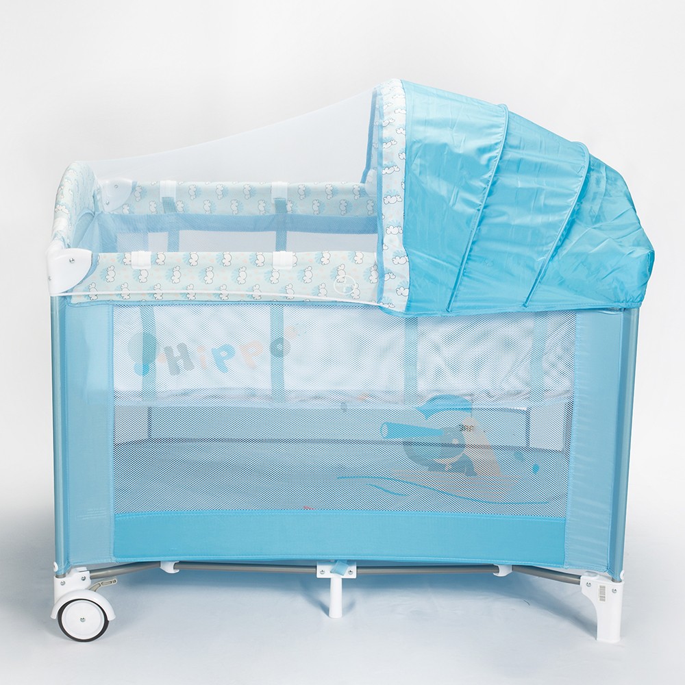 travel cot with canopy