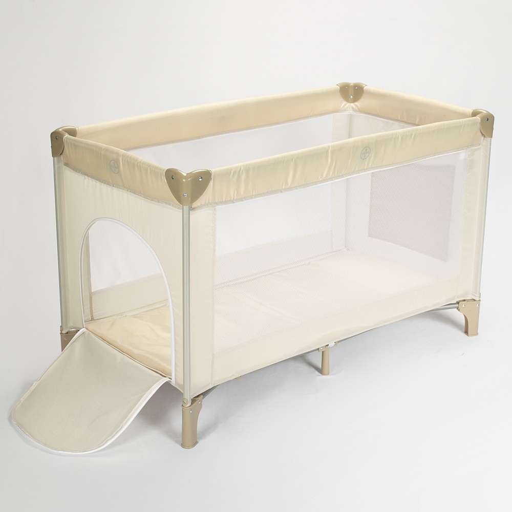Two Level Travel Cot In Beige Color
