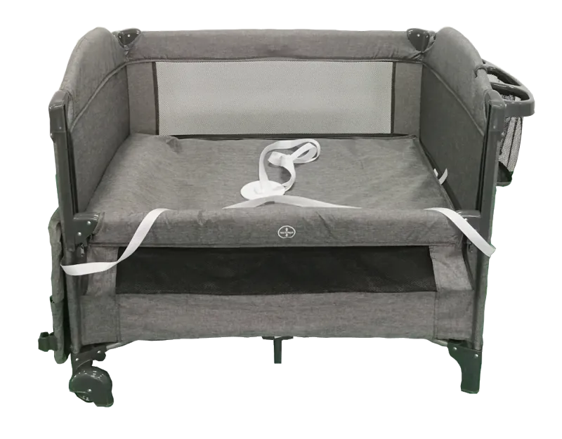 Beliebtes Babybett, Beistellbett, Baby-Beistellbett mit Windelablage