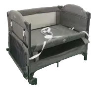 Beliebtes Babybett, Beistellbett, Baby-Beistellbett mit Windelablage