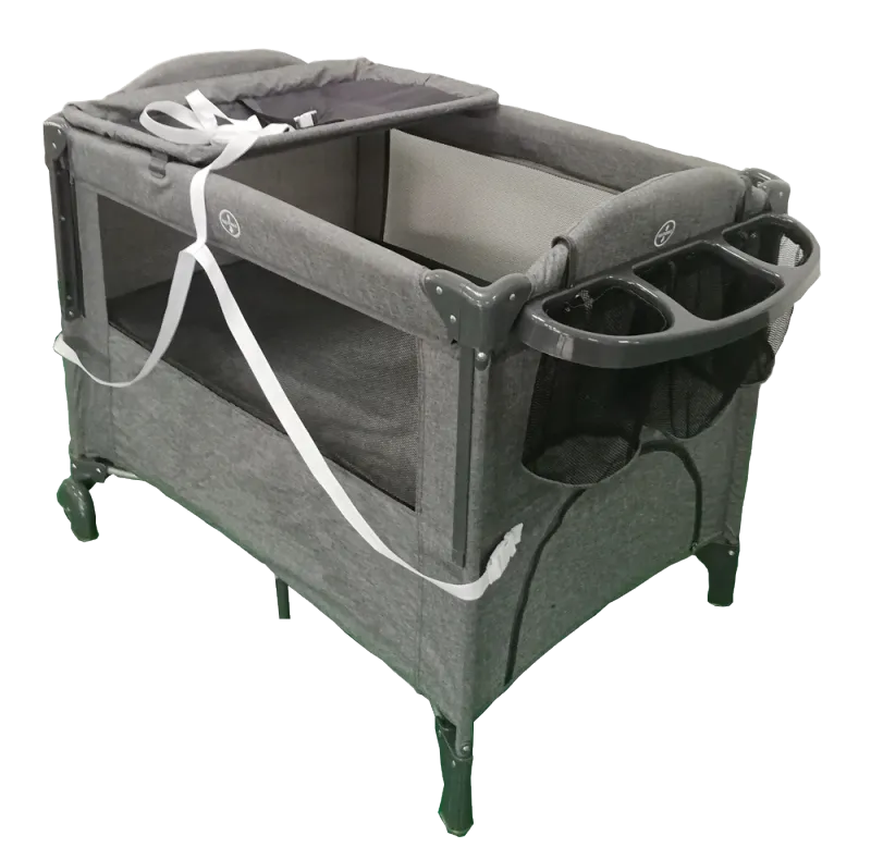 Beliebtes Babybett, Beistellbett, Baby-Beistellbett mit Windelablage