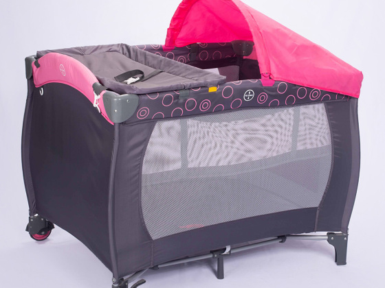 Kinderbetten, Kinderbetten, Babybett mit Himmel